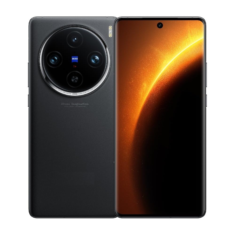 vivo X100 Pro 5G Ai Smartphone (Asteroid Black, 16GB RAM+ 512GB Storage) MediaTek Dimensity 9300 Processor | AMOLED Display | Dual SIM | 5400mAh Battery