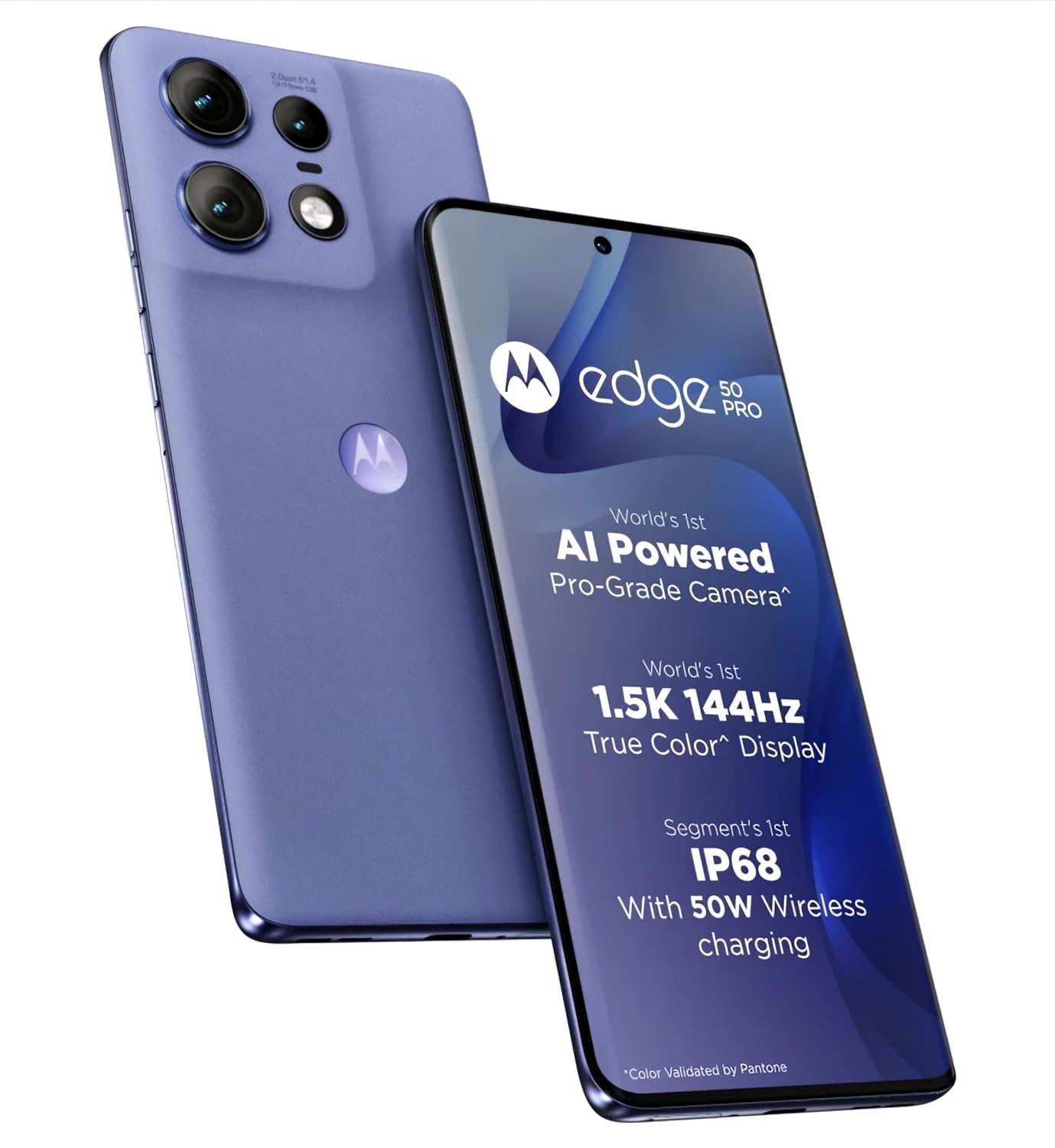 Motorola Edge 50 Pro 5G with 125W Charger (Luxe Lavender, 256 GB)  (12 GB RAM)